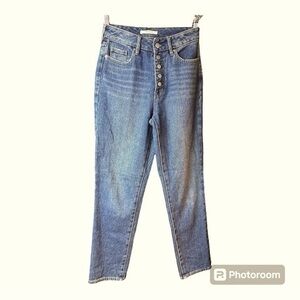 Pacsun baggy mom jeans high waisted relaxed fit 25” waist size 0/2